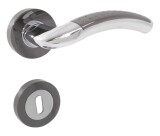 Okucia do drzwi Lienbacher Sonata (CH/CHČ) - Lienbacher chrom czarny/chrom