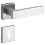 Okucia drzwiowe ROSTEX CASTELO/H (STAL NIERDZEWNA MATOWA) - ROSTEX Mata ze stali nierdzewnej