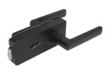 Szkło LOCK MP - UNIQUE R8 z uchwytem HOSTA - PZ (BS - Czarny Mat) - MP BS (czarny matowy)