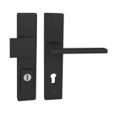 Okucia zabezpieczające MP TI - FORTE PLUS 3214/JUNIOR 4140 - SH (grubość drzwi 104-110 mm) BS - Czarny mat - MP BS (czarny matowy)