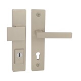 Okucia zabezpieczające MP TI - FORTE PLUS 3214/SQUARE 2275 - SH (grubość drzwi 104-110 mm) NP - Nikiel perłowy - MP NP (Nikiel Perła)
