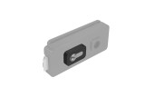Rozeta samoprzylepna MP - UNIQUE R8 - 10 mm (BS - Czarny mat) - MP BS (czarny matowy)