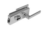 Szkło MP LOCK z klamką SONIA 4015 - PZ (OC - Chrom polerowany) - MP OC (błyszczący chrom)