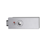 Drzwi szklane LOCK MP GK - PURISTO S - WC S2L (BN - Stal nierdzewna szczotkowana) - MP BN (stal nierdzewna szczotkowana)