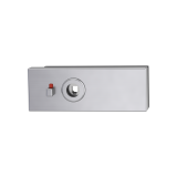 Drzwi szklane LOCK MP GK - PURISTO S - WC S2L - magnetyczne (BN - Stal nierdzewna szczotkowana) - MP BN (stal nierdzewna szczotkowana)