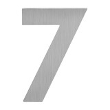 Numery domów MP LR - 120 mm - samoprzylepne - 7 - MP BN (stal nierdzewna szczotkowana)