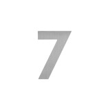 Numery domów MP - LR - 60 mm - samoprzylepne (BN - Stal nierdzewna szczotkowana) - 7 - MP BN (stal nierdzewna szczotkowana)