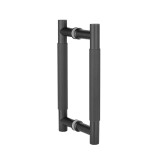 Klamka MP SH 1770 - para (BS - Czarny mat) - Długość: 250 mm200 mmØ 20 mm - MP BS (czarny matowy)