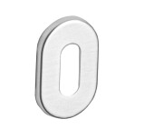 Rozeta drzwiowa MP VM - 4UOR (OCS - Chrom szczotkowany) - MP OCS (chrom szczotkowany)