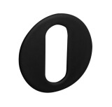 Rozeta drzwiowa MP VM - 1R (BS - Czarny mat) - MP BS (czarny matowy)