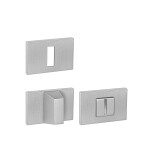 Rozeta drzwiowa MP TI - RT5 (OCS - Chrom szczotkowany) - MP OCS (chrom szczotkowany)