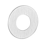 Rozeta drzwiowa MP VM R - POD KLAMKĘ 30mm (OCS - Chrom szczotkowany) - MP OCS (chrom szczotkowany)