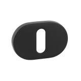 Rozeta drzwiowa MP MPK - IMPRESSA - OR (BS - Czarny mat) - MP BS (czarny matowy)