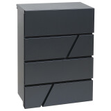 Skrzynka pocztowa RICHTER BK.524.AM (matowy antracyt) - RICHTER antracyt matowy