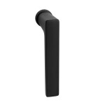 Klamka okienna Euro MP VM - DK - BAAR - R mini (BS - Czarny mat) - MP BS (czarny matowy)