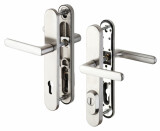 Okucia zabezpieczające ROSTEX BK RX 4-40 EXCLUSIVE III klasa (STAL NIERDZEWNA MATOWA) - ROSTEX Mata ze stali nierdzewnej