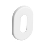 Rozeta drzwiowa MP VM - 4UOR (WS - biały mat) - MP WS (biały mat)