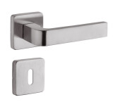 Okucia do drzwi ROSTEX DANTE/H z trzpieniami (STAL NIERDZEWNA MATOWA) - ROSTEX Mata ze stali nierdzewnej