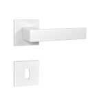 Okucia drzwiowe MP HIT HR SQ6 (WS - Biały mat) - MP WS (biały mat)