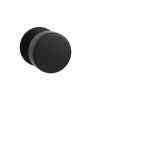 Okucia drzwiowe MP Ball - R 3SM (BS - Czarny mat) - MP BS (czarny matowy)
