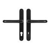 Okucia zabezpieczające MP MPK - SECURO A04 PLUS - USO COSLAN (F5 - Czarny mat) - z osłoną - poseł Czarny