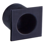 Uchwyt przedni kwadratowy ROSTEX (czarny matowy) - ROSTEX CZARNY