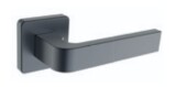 Okucia drzwiowe ROSTEX DANTE/H z bolcami (PLATINA MAT) - Rostex Platina mat