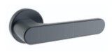 Okucia drzwiowe ROSTEX RIMINI/N z bolcami (PLATINA MAT) - Rostex Platina mat