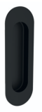 Osłona do drzwi przesuwnych ROSTEX owalna 120x40 mm (CZARNY MAT) - ROSTEX CZARNY