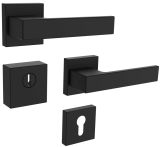 Okucia zabezpieczające ROSTEX RN4/H RAVENA (PLATINUM MAT) - Rostex Platina mat