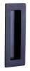 Drzwi przesuwne ROSTEX kwadratowe 50x150mm (STAL NIERDZEWNA MATOWA, CZARNY MAT)