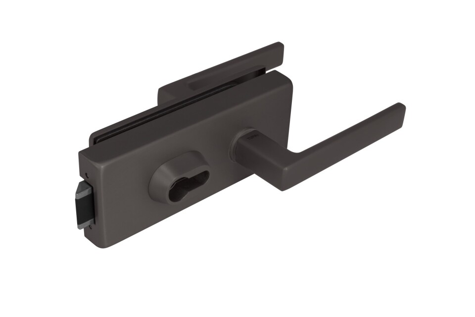 Szkło MP LOCK z klamką SONIA 4015 - PZ (T - Tytan)