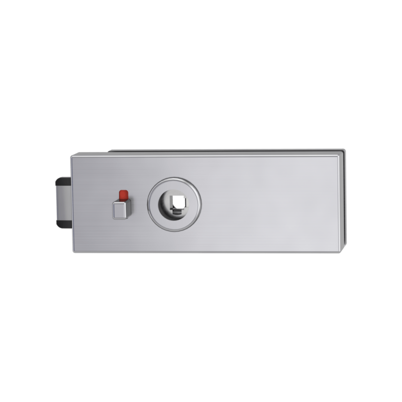 Drzwi szklane LOCK MP GK - PURISTO S - WC S2L (BN - Stal nierdzewna szczotkowana)