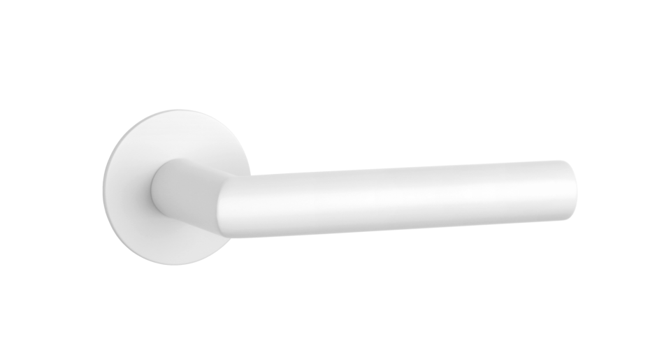 Okucia drzwiowe MP SH - OWALNE - R 1750 3SM (WS - Biały mat)