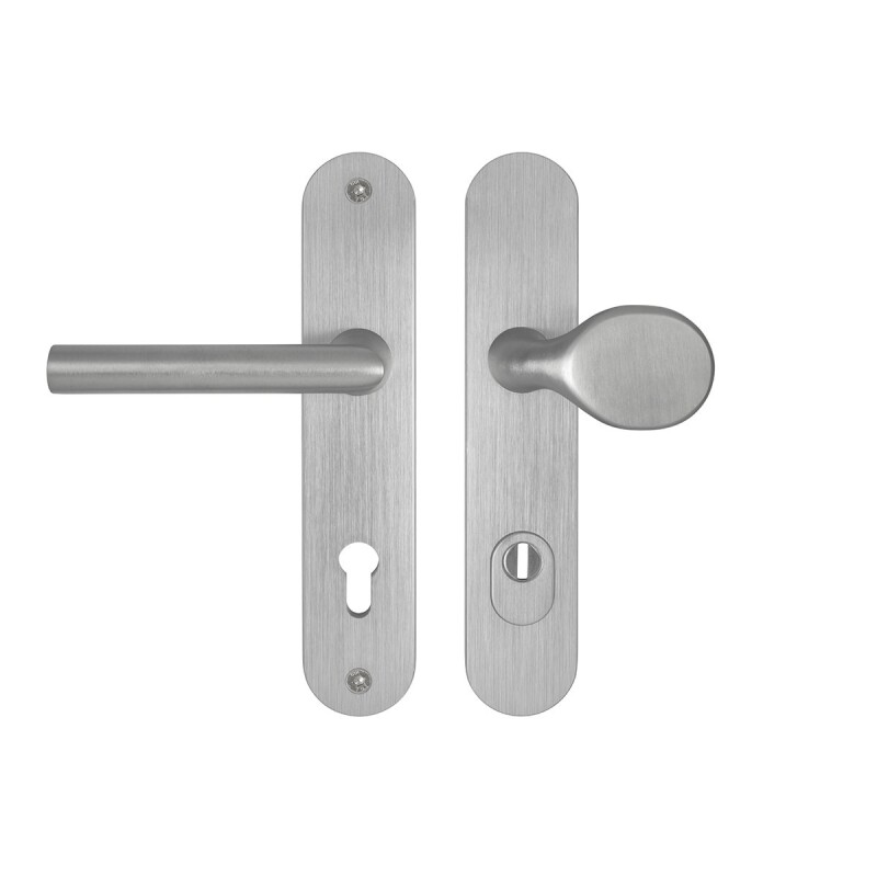 Okucia zabezpieczające MP MPK - SECURO A01 PLUS - SO M1 FAVORIT (F9 - Stal nierdzewna anodowana) - z osłoną