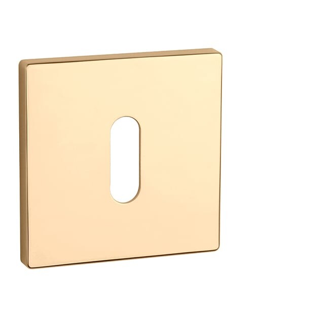 Rozeta drzwiowa MP AS - HR 5S (OLV - Mosiądz lakierowany polerowany)