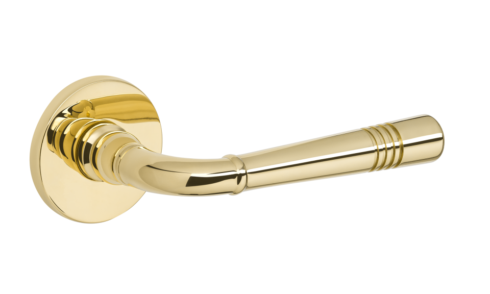 Okucia drzwiowe MP TI - DIADEM - R 4009 5S (OLV - Mosiądz lakierowany polerowany)