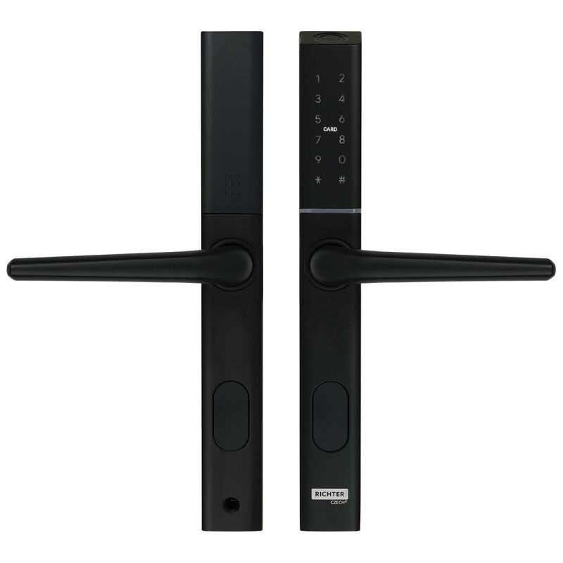 Klamka cyfrowa Richter DH.S3B-C.CE (czarna)