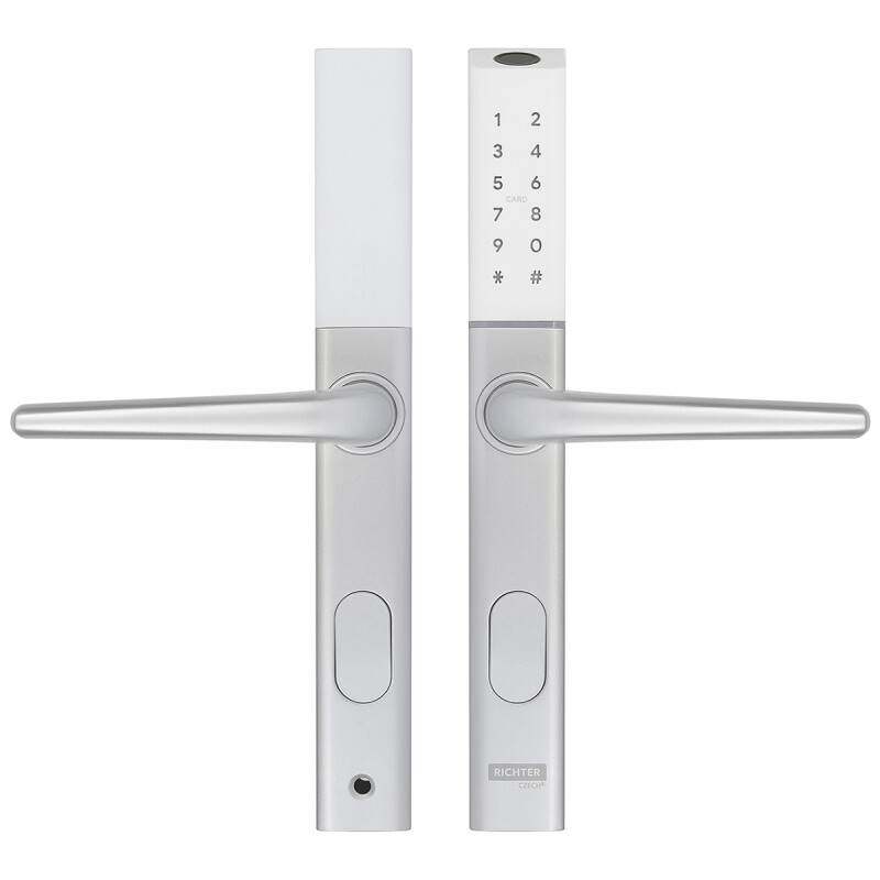 Richter digital door handle DH.S3B-C.STR (silver)