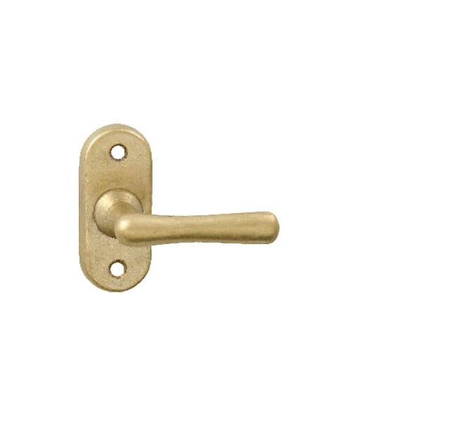 WYPRZEDAŻ Okno półoliwkowe małe MP - NI - ELEGANCKIE (NAT - Mosiądz naturalny niemalowany)