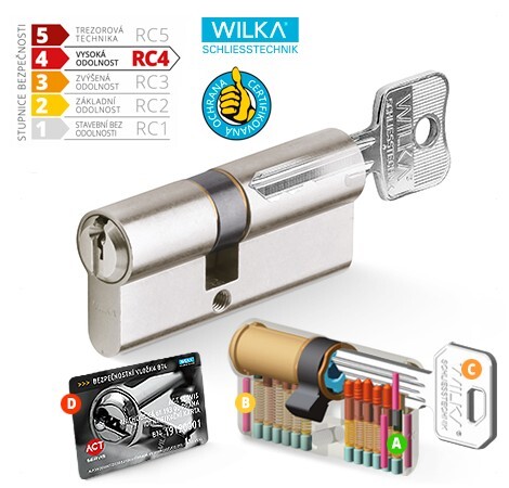 Zabezpieczenie cylindryczne ACT WILKA RC4