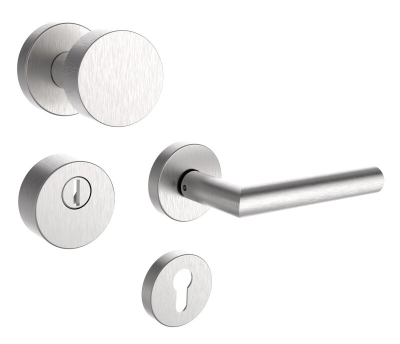 Okucia zabezpieczające ROSTEX RN1/S VIGO (STAL NIERDZEWNA MATOWA)