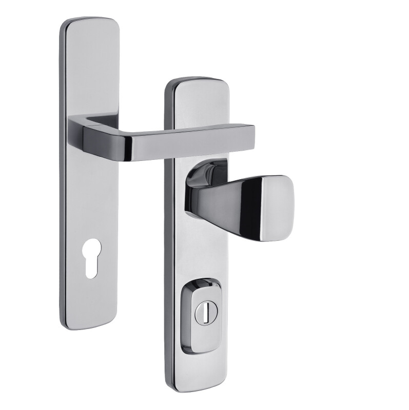 Okucia zabezpieczające ROSTEX BK RX 1 ASTRA 3 klasa (połysk platynowy)