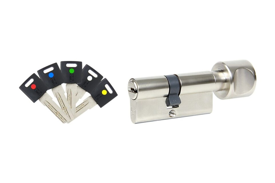 Wkładka cylindryczna z przyciskiem Richter EURO XCOLOR RC1