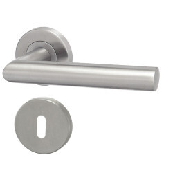 Okucia drzwiowe HOLAR z rozetą okrągłą MT 11 (stal nierdzewna)