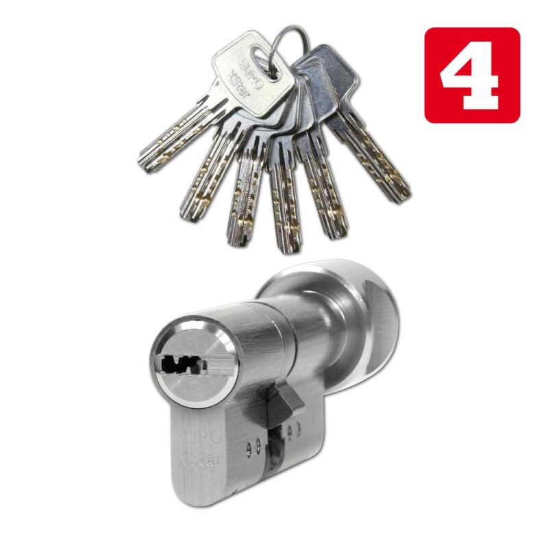 WYPRZEDAŻ RICHTER EURO XSTAR RC4 wkładka cylindryczna zabezpieczająca - EXR.K50/60.NI