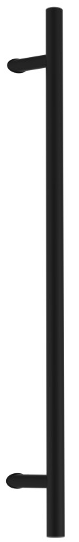 Klamka ROSTEX DELTA (czarna) - dwustronna