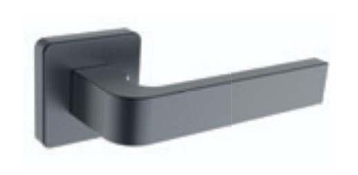 Okucia drzwiowe ROSTEX DANTE/H z bolcami (PLATINA MAT)