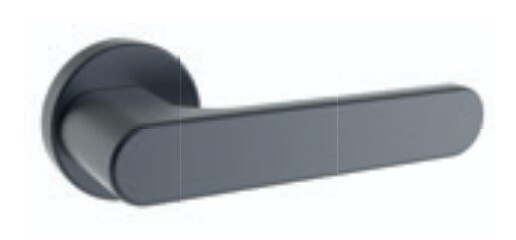 Okucia drzwiowe ROSTEX RIMINI/N z bolcami (PLATINA MAT)