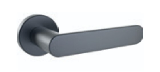 Okucia drzwiowe ROSTEX SALERNO/N z bolcami (PLATINA MAT)